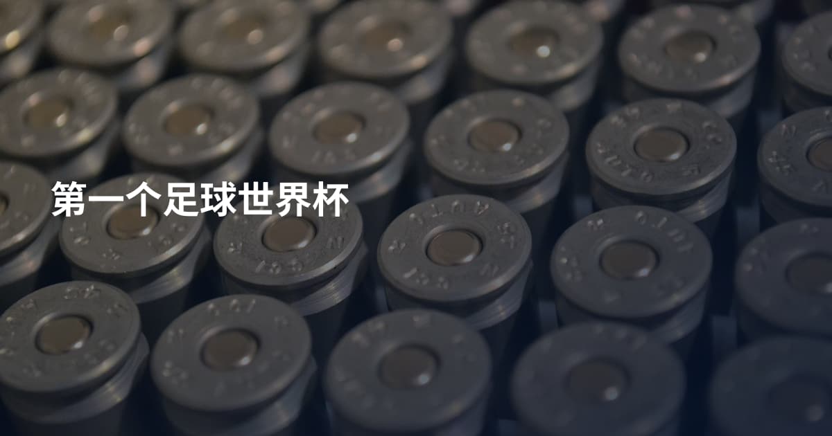 第一个足球世界杯