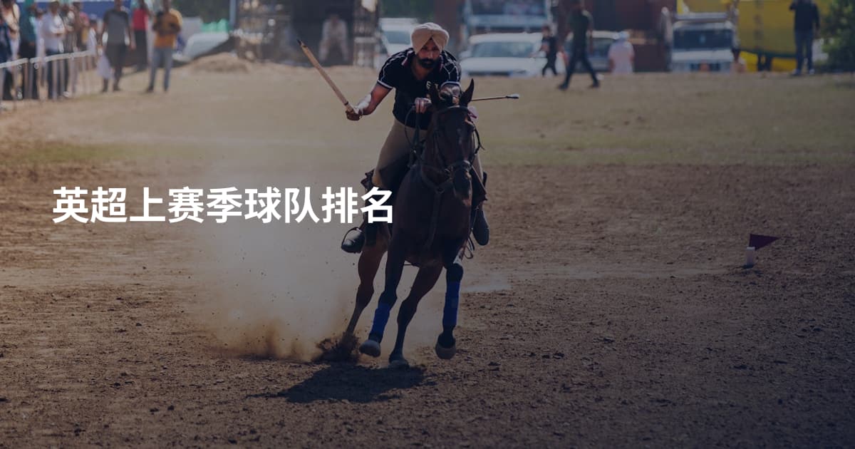 英超上赛季球队排名