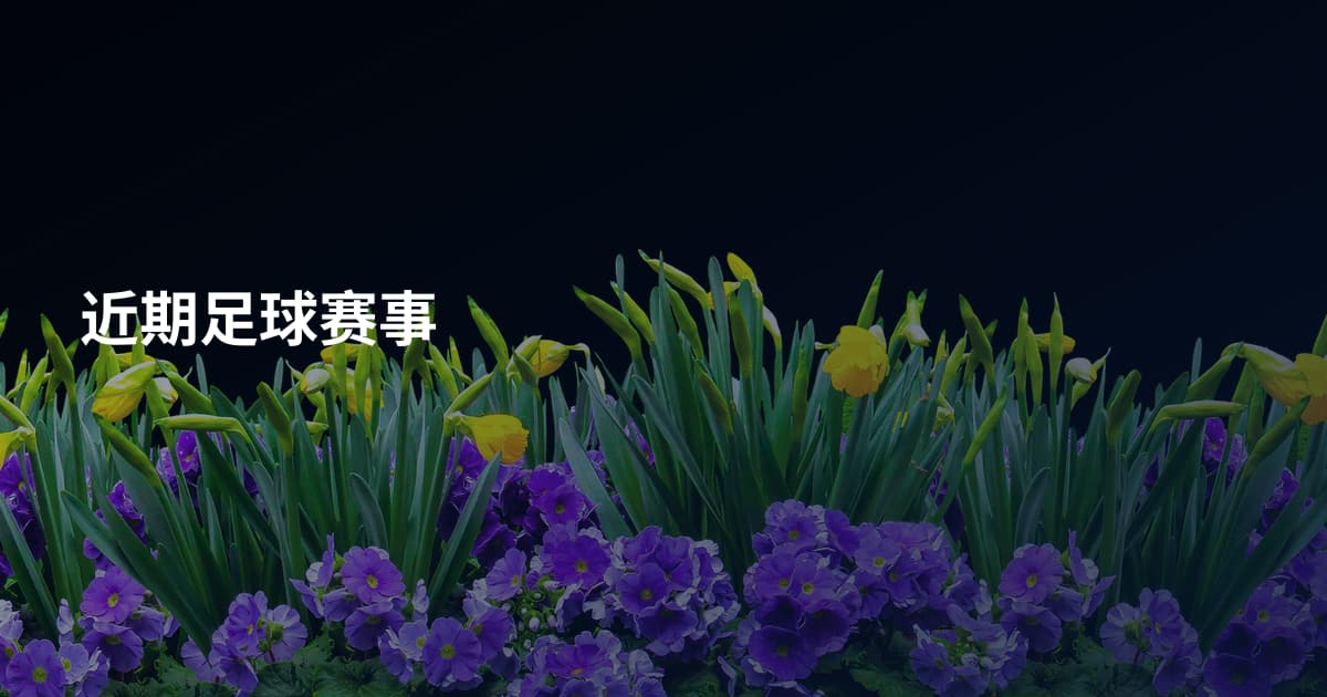 近期足球赛事