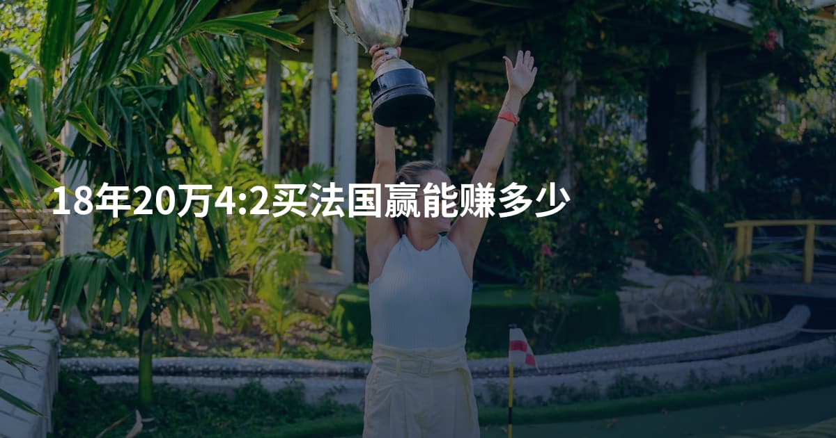 18年20万4:2买法国赢能赚多少
