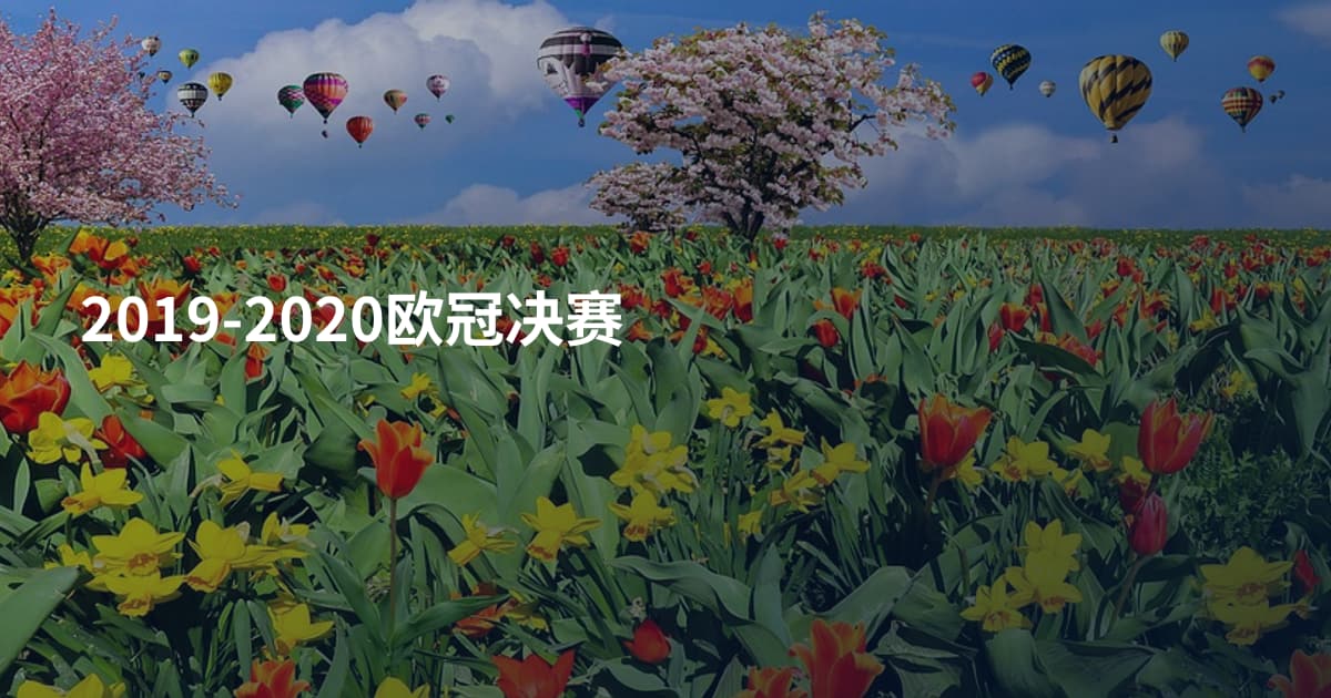 2019-2020欧冠决赛