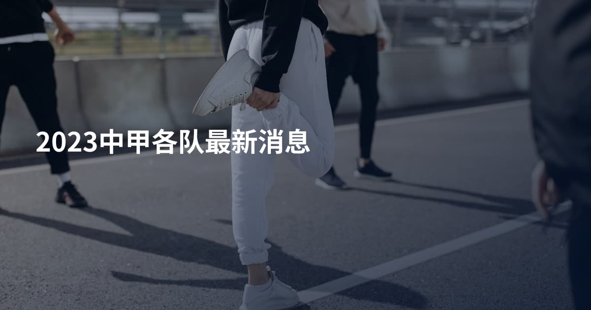 2023中甲各队最新消息