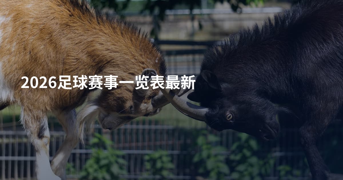 2026足球赛事一览表最新