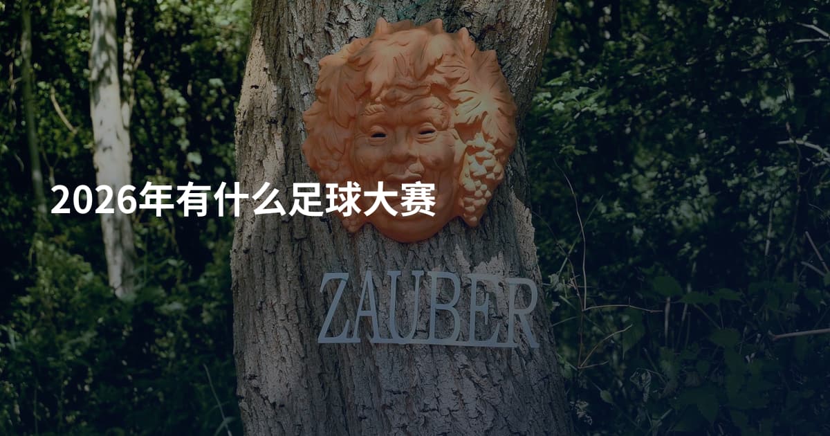 2026年有什么足球大赛