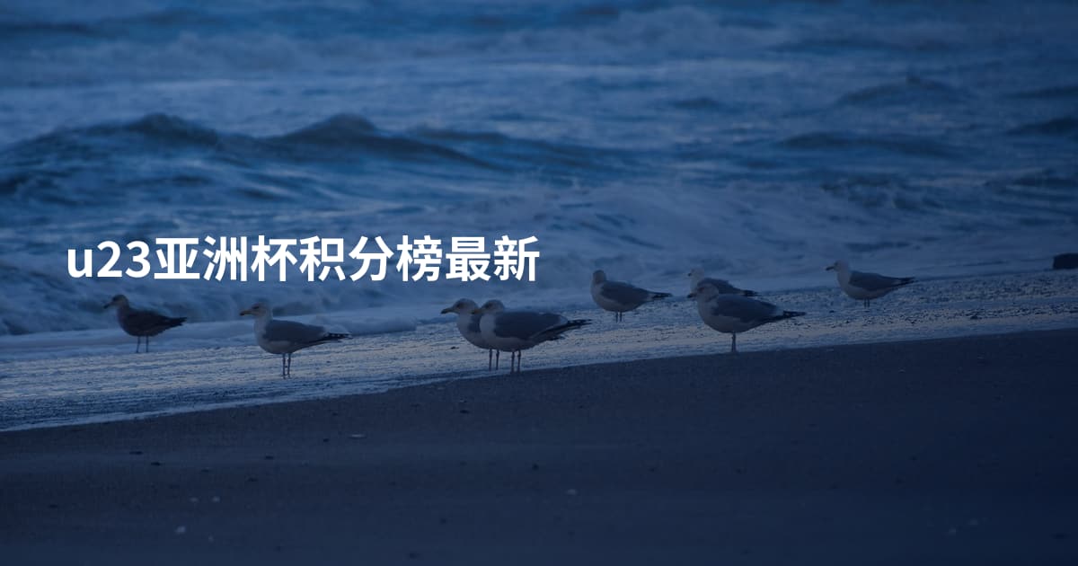 u23亚洲杯积分榜最新