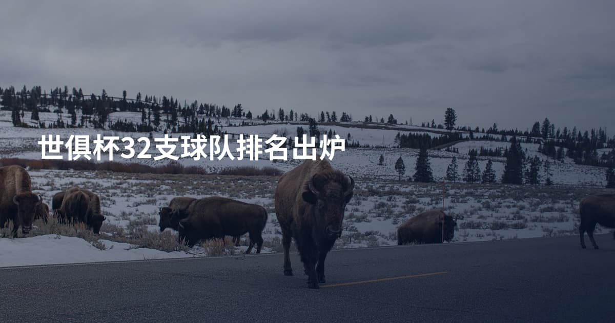 世俱杯32支球队排名出炉