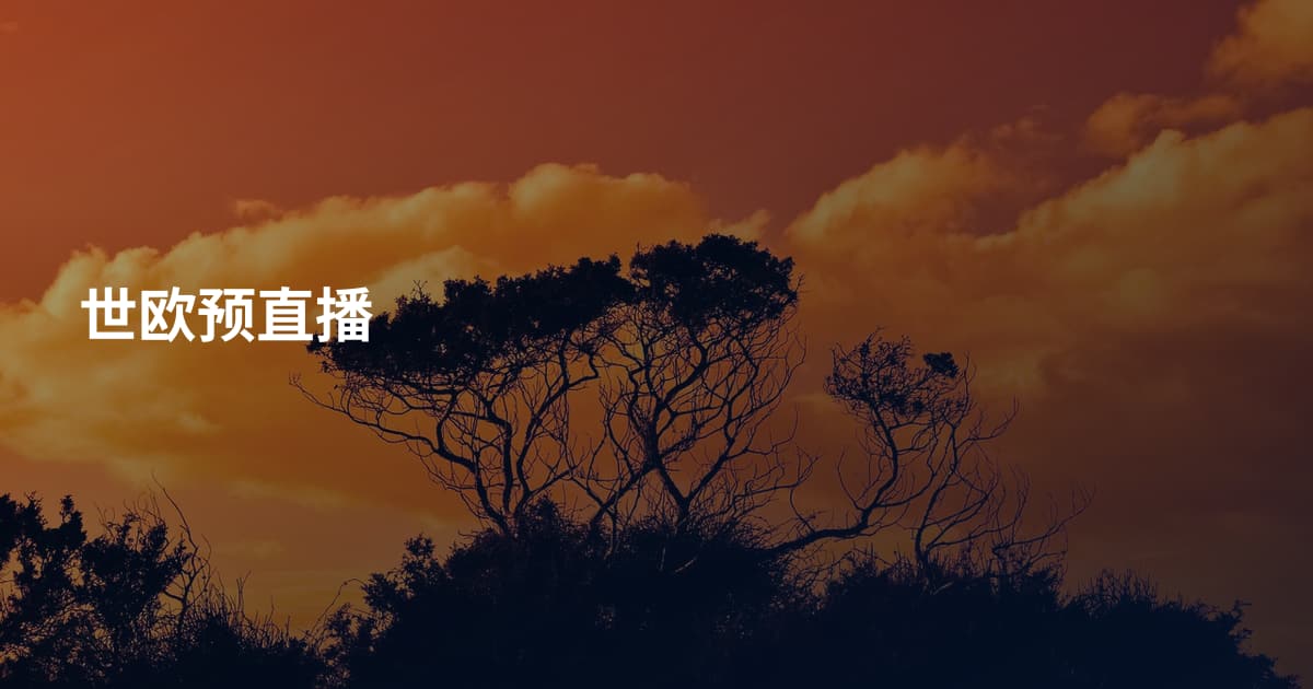 世欧预直播
