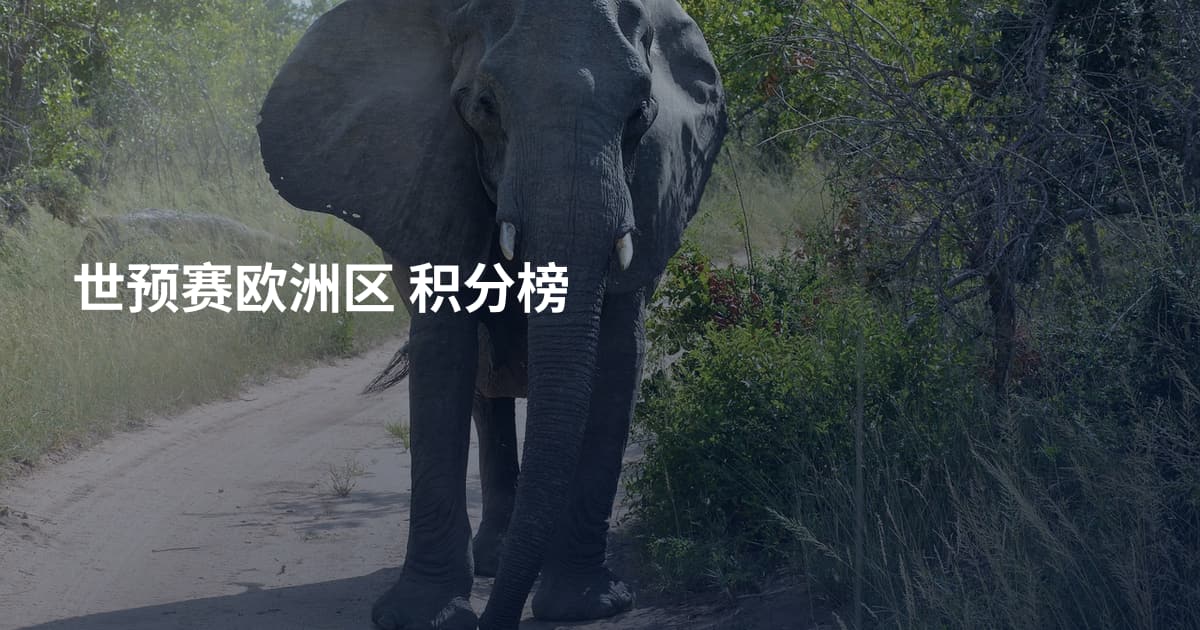 世预赛欧洲区 积分榜