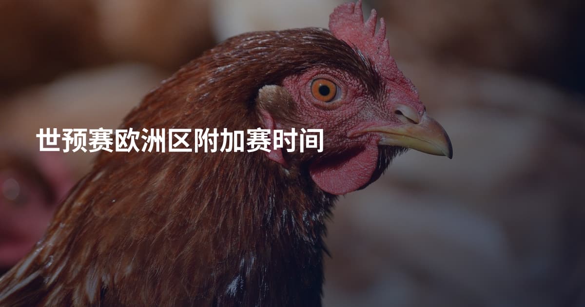 世预赛欧洲区附加赛时间