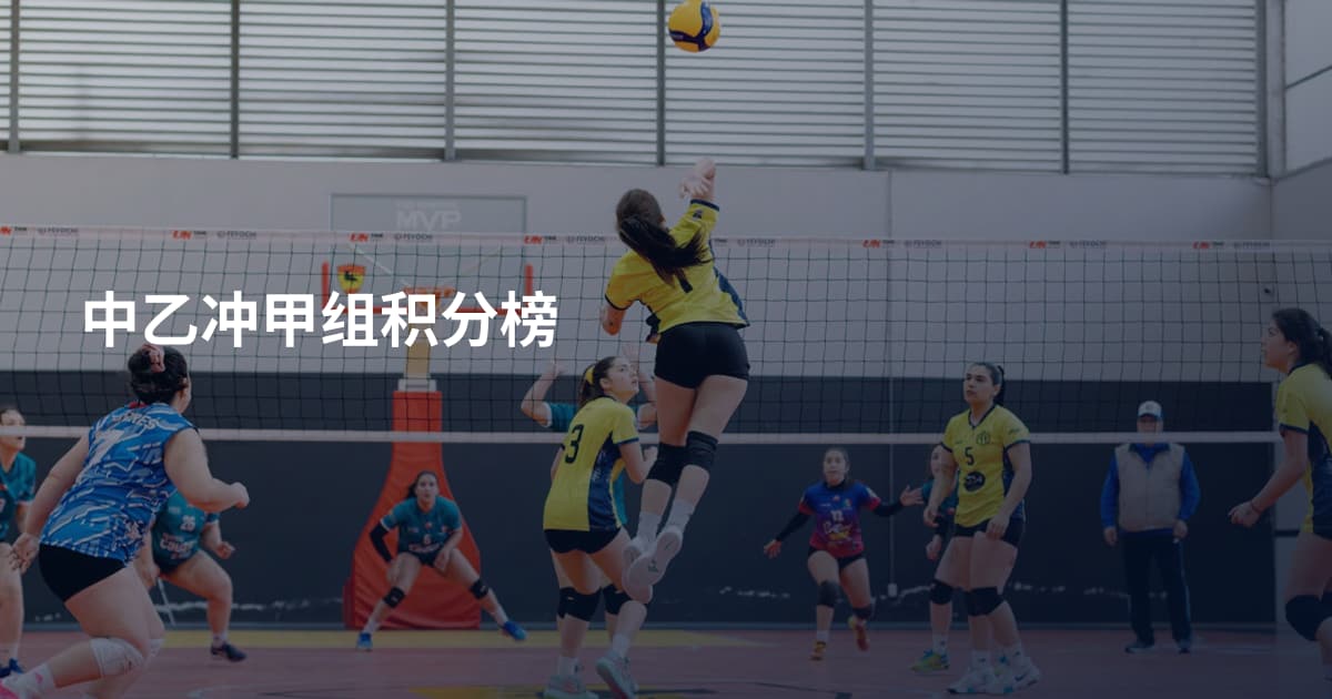 中乙冲甲组积分榜