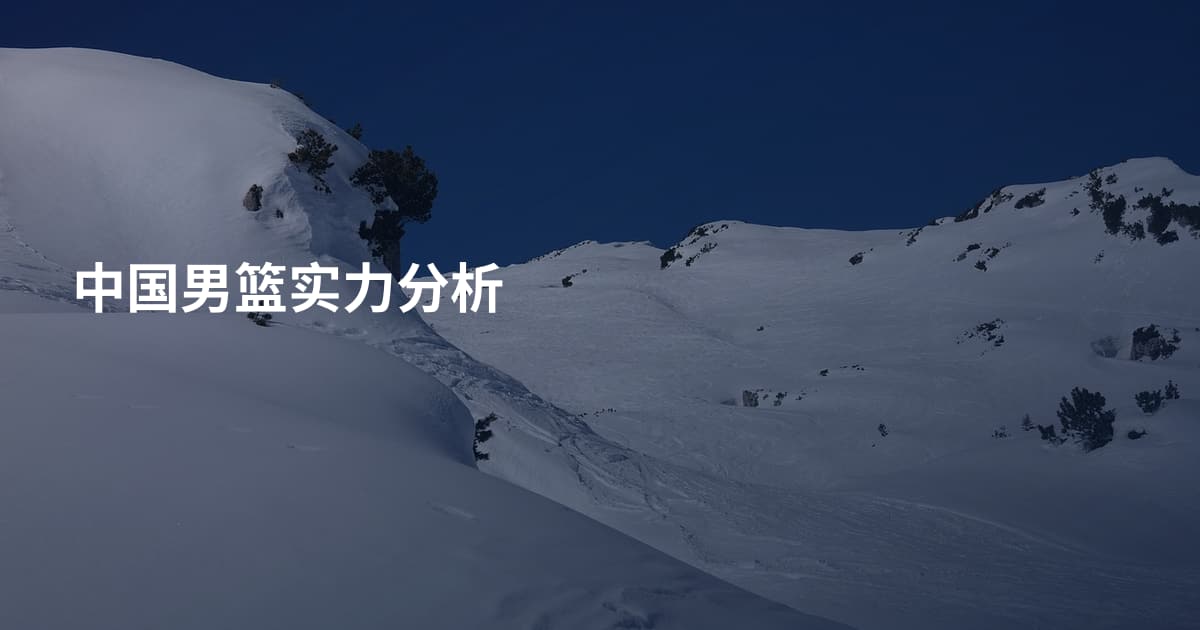 中国男篮实力分析