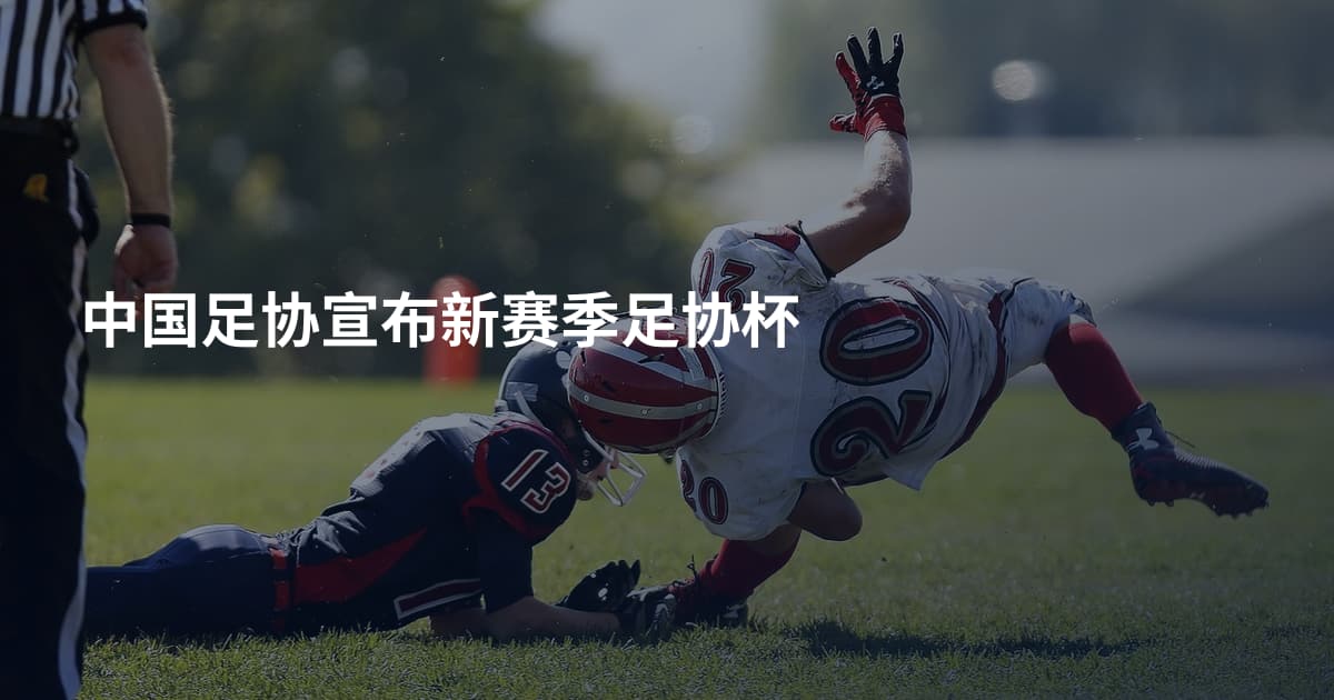 中国足协宣布新赛季足协杯