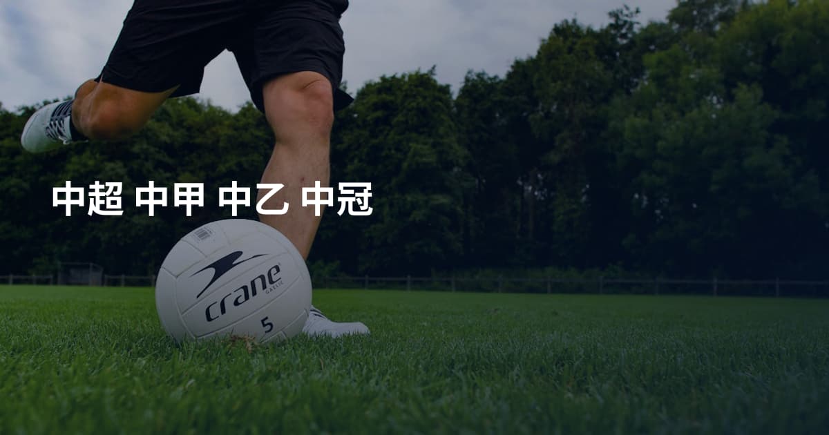 中超 中甲 中乙 中冠