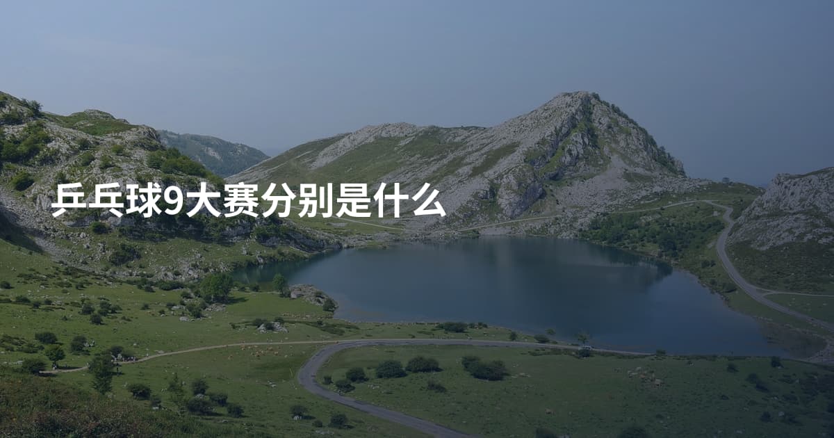 乒乓球9大赛分别是什么