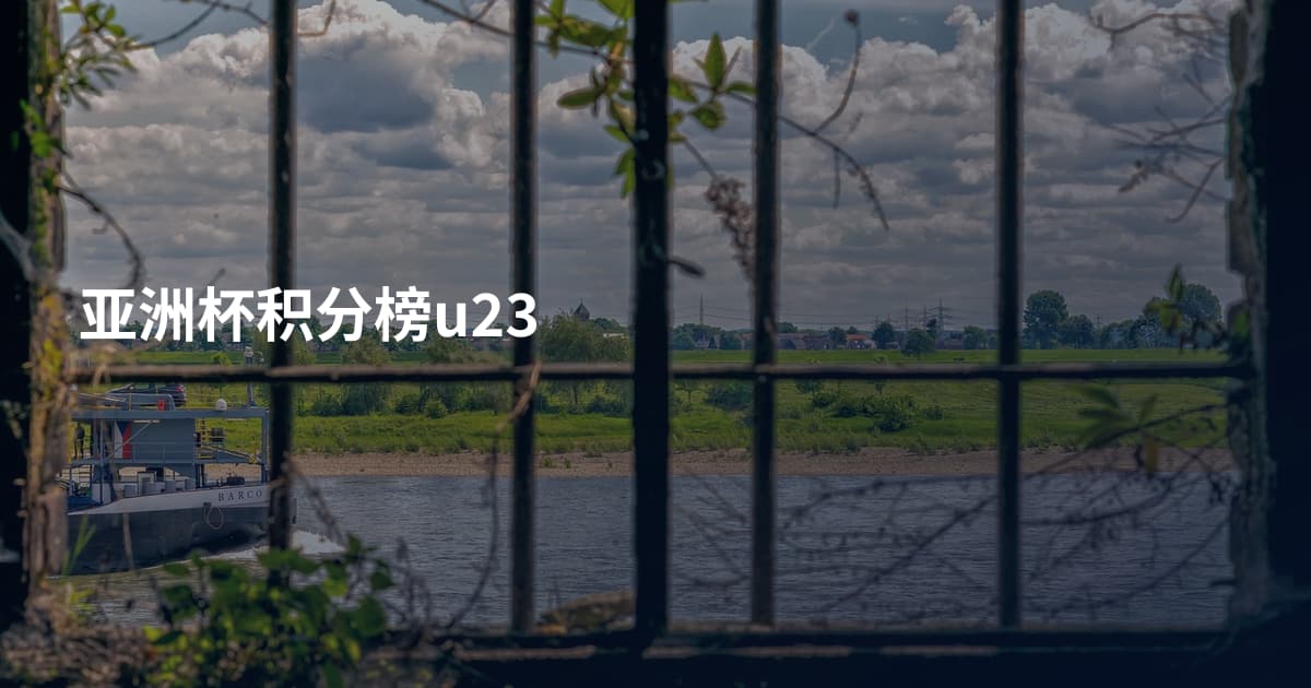 亚洲杯积分榜u23