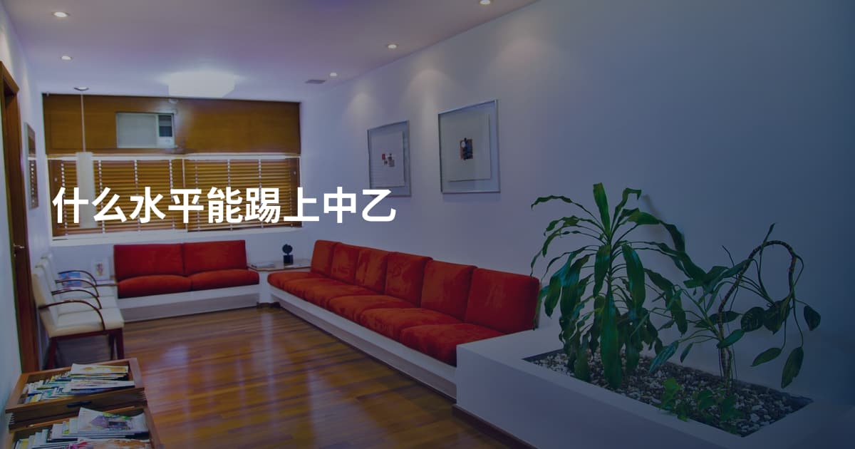 什么水平能踢上中乙