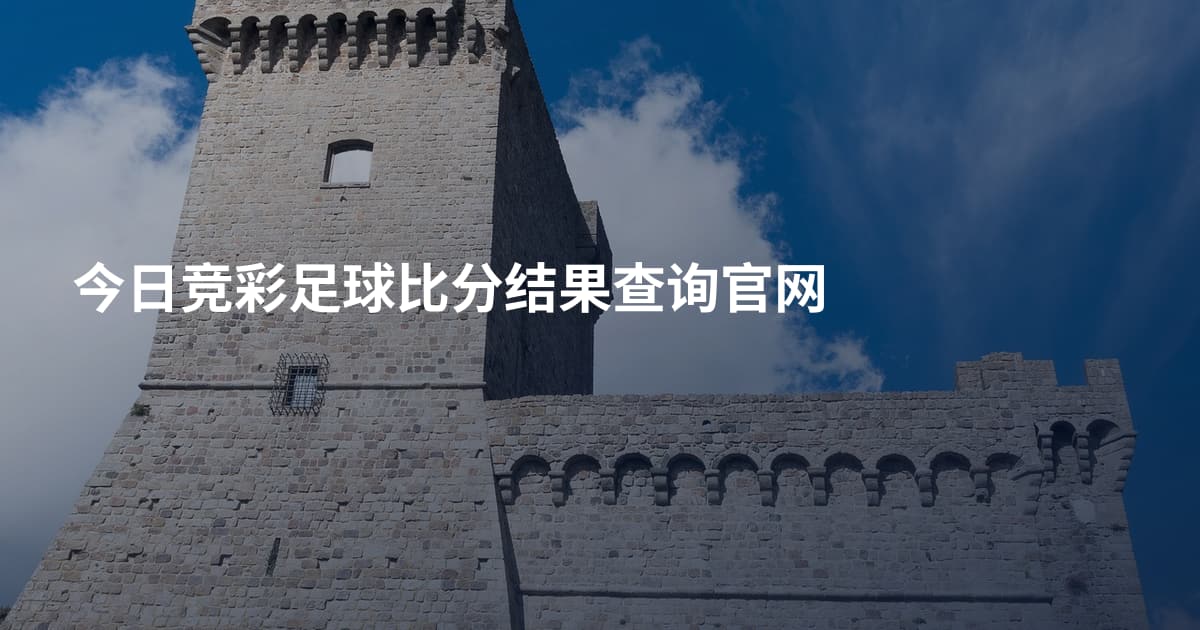 今日竞彩足球比分结果查询官网