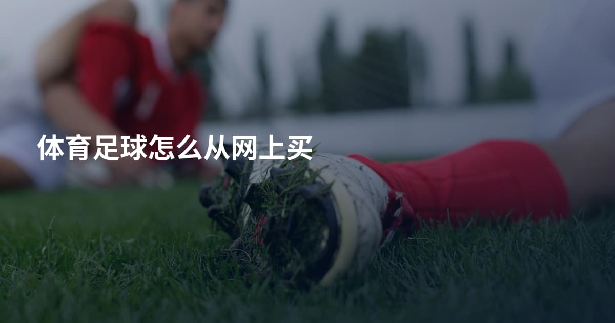 体育足球怎么从网上买