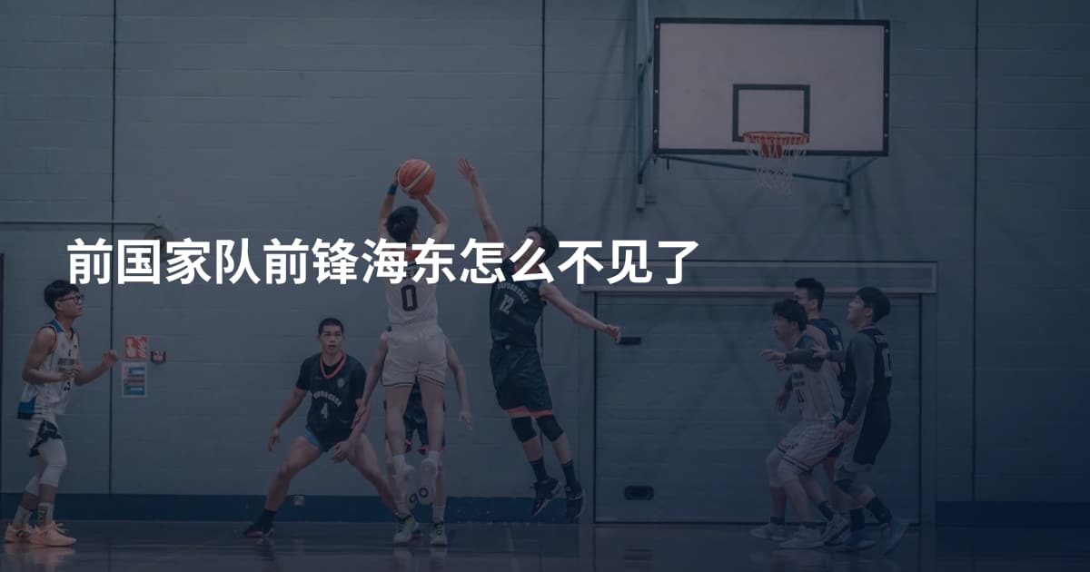 前国家队前锋海东怎么不见了