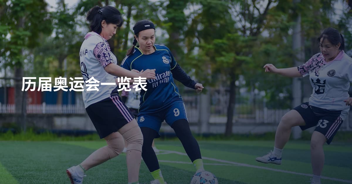 历届奥运会一览表