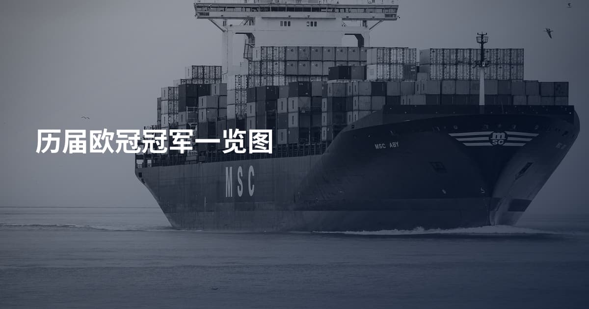 历届欧冠冠军一览图