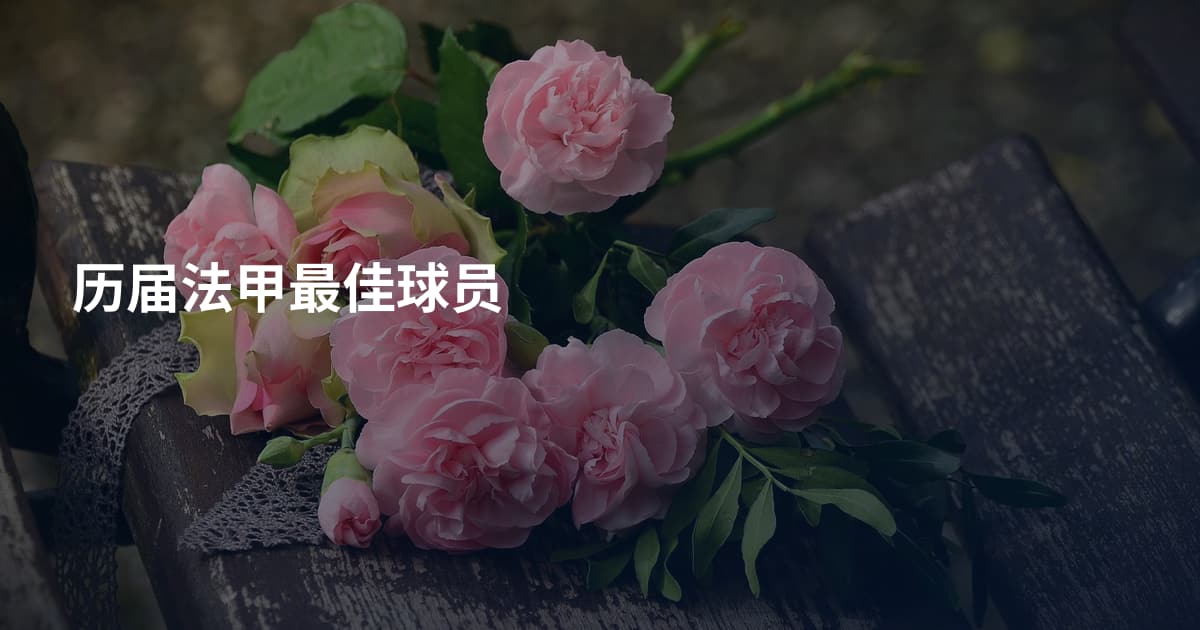 历届法甲最佳球员