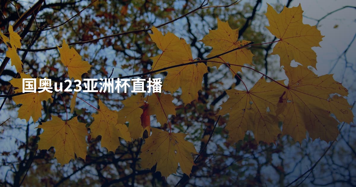 国奥u23亚洲杯直播