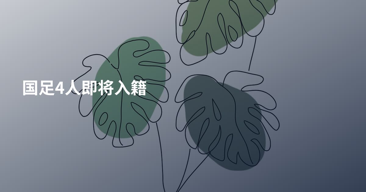 国足4人即将入籍