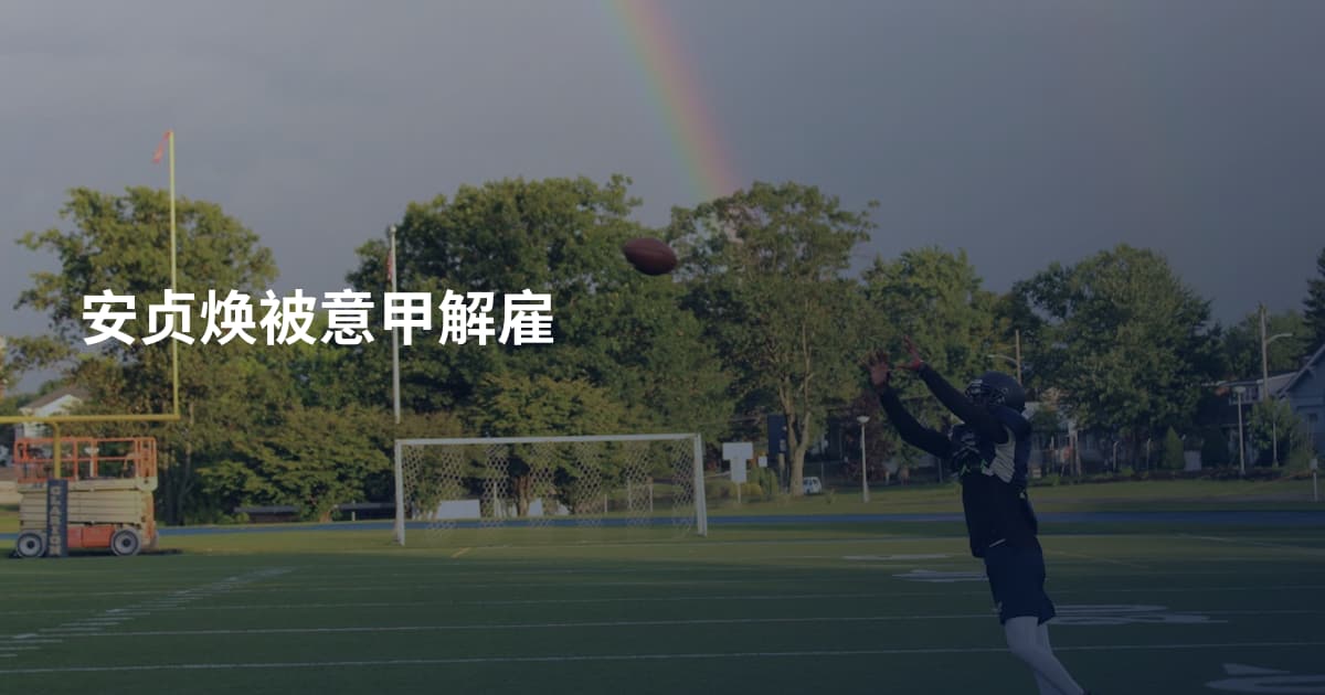 安贞焕被意甲解雇