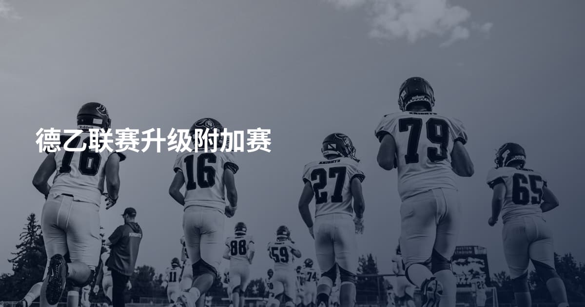 德乙联赛升级附加赛