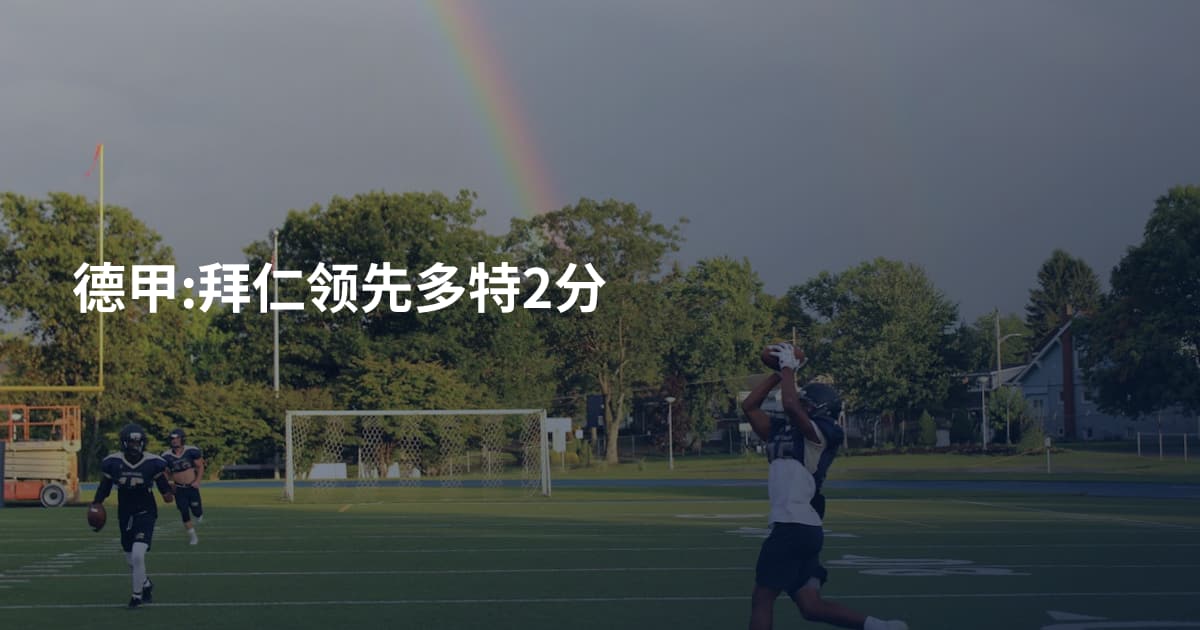 德甲:拜仁领先多特2分