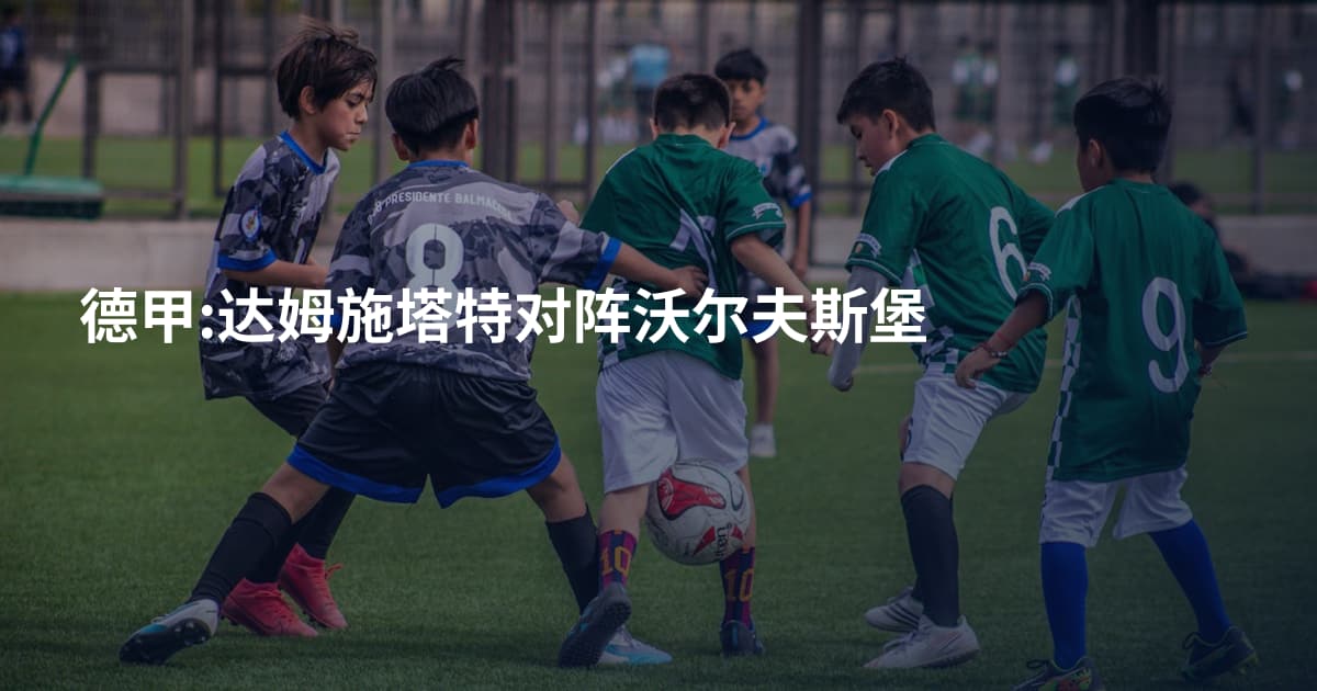 德甲:达姆施塔特对阵沃尔夫斯堡