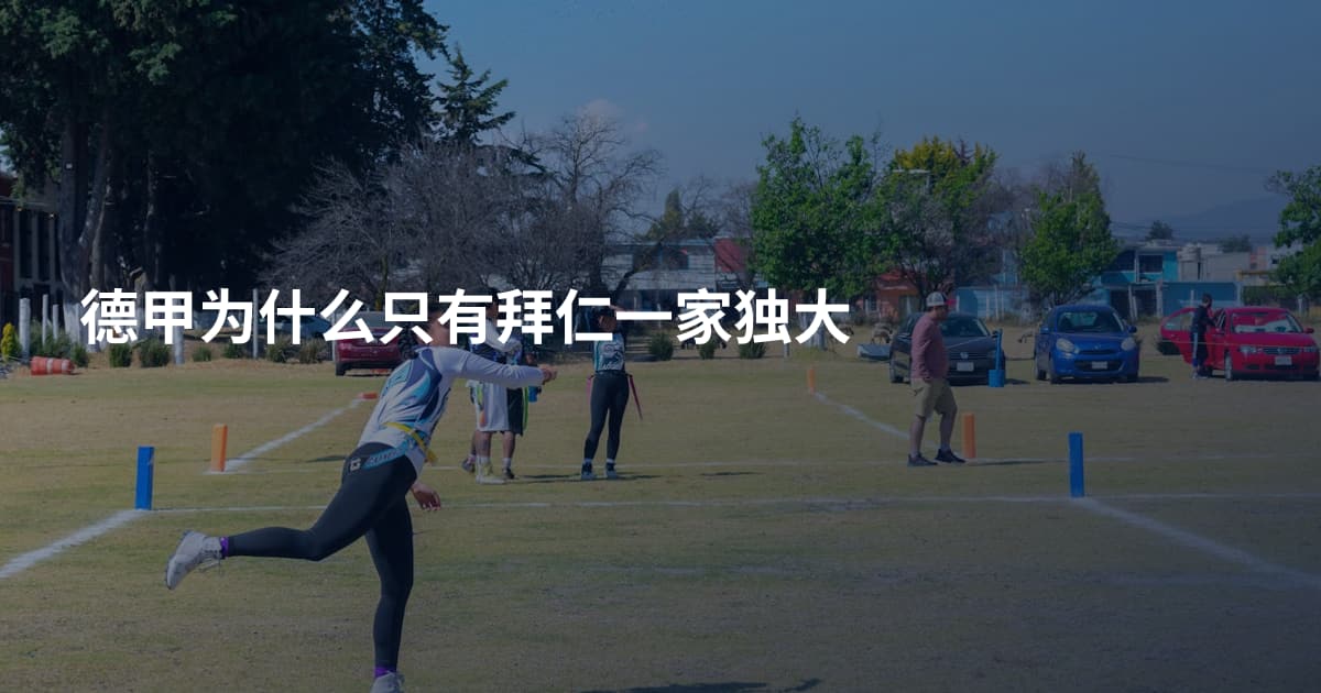 德甲为什么只有拜仁一家独大