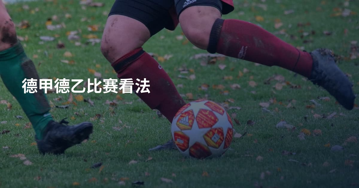 德甲德乙比赛看法