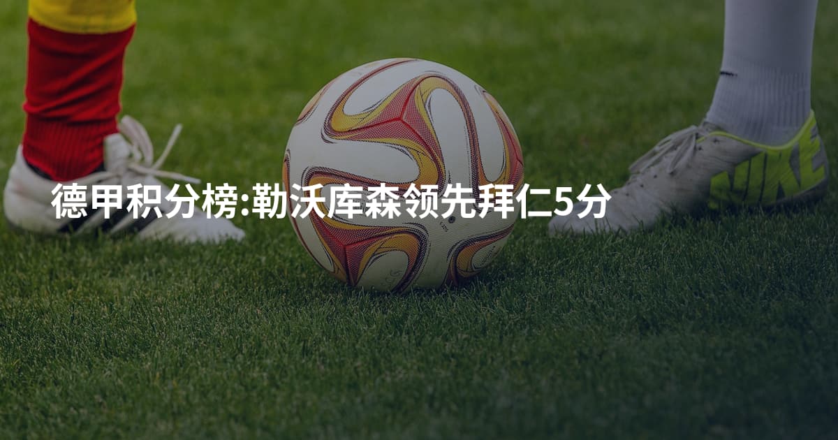 德甲积分榜:勒沃库森领先拜仁5分