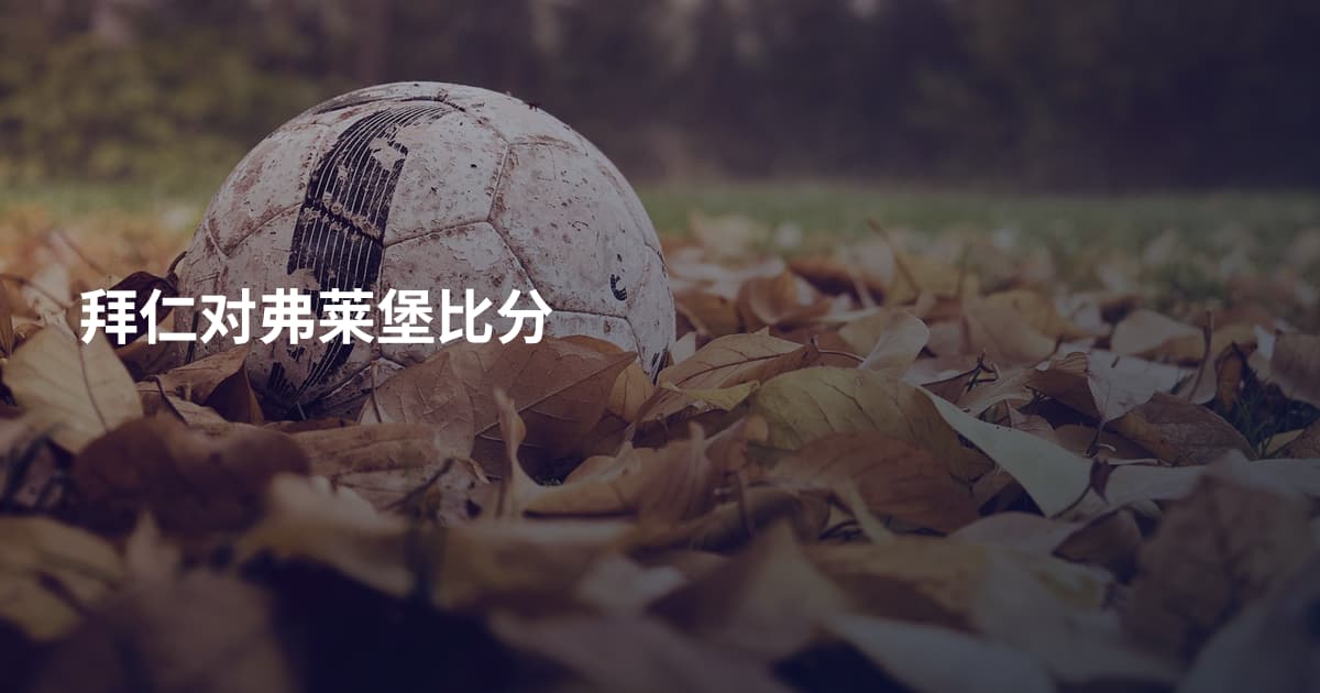 拜仁对弗莱堡比分