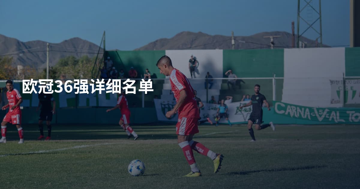 欧冠36强详细名单