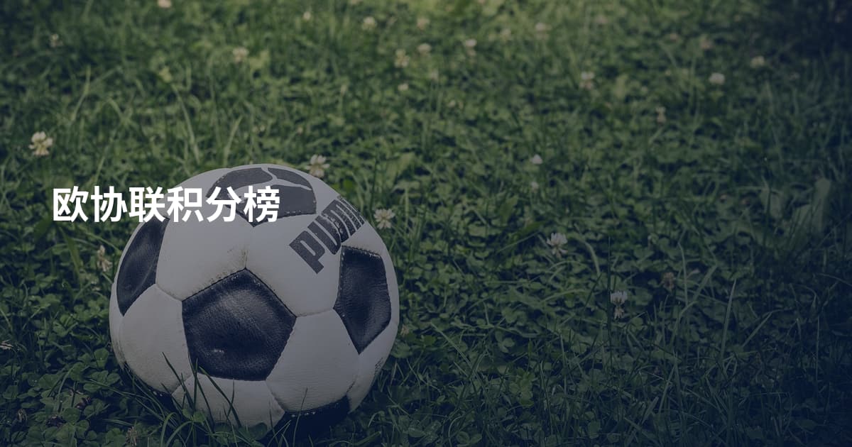 欧协联积分榜