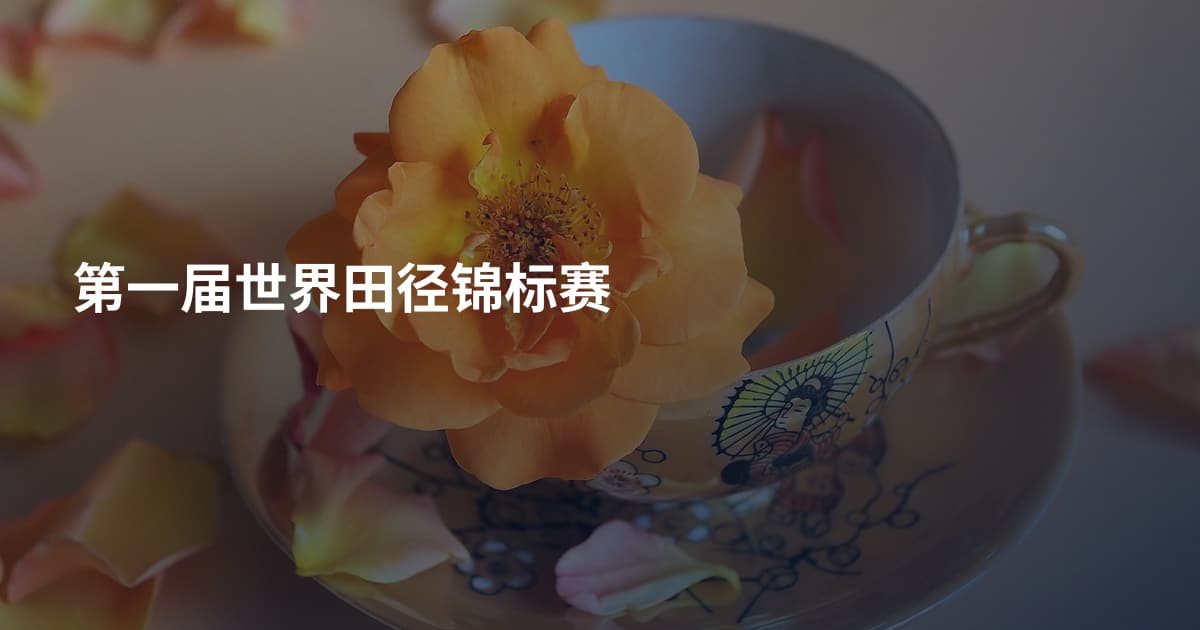第一届世界田径锦标赛
