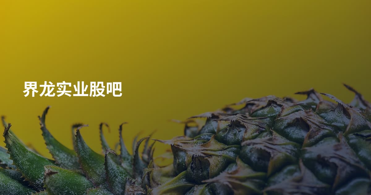 界龙实业股吧