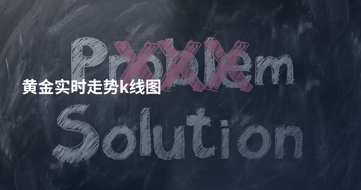 黄金实时走势k线图