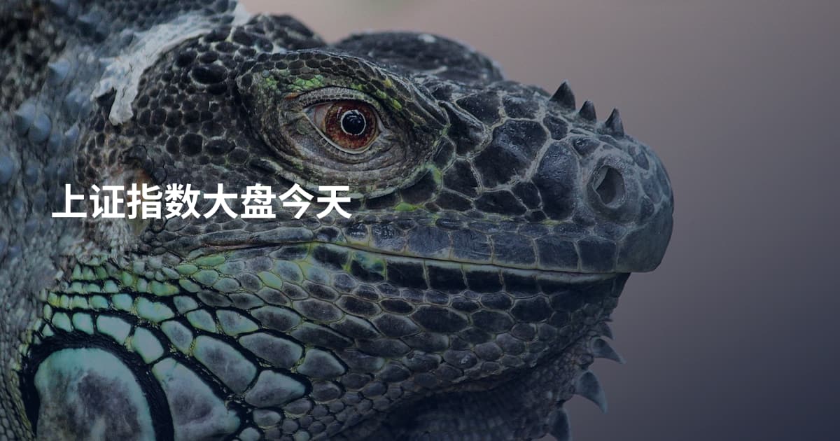上证指数大盘今天
