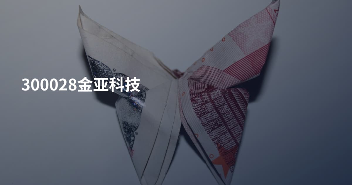 300028金亚科技