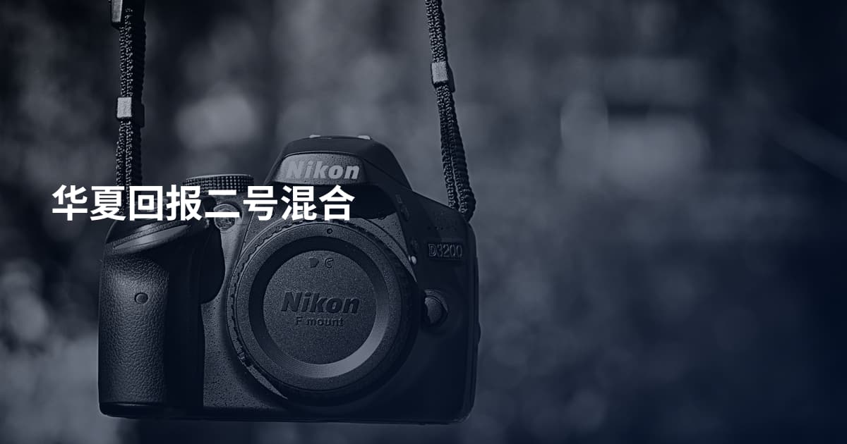 华夏回报二号混合