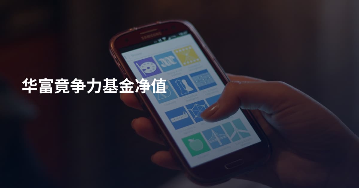 华富竟争力基金净值
