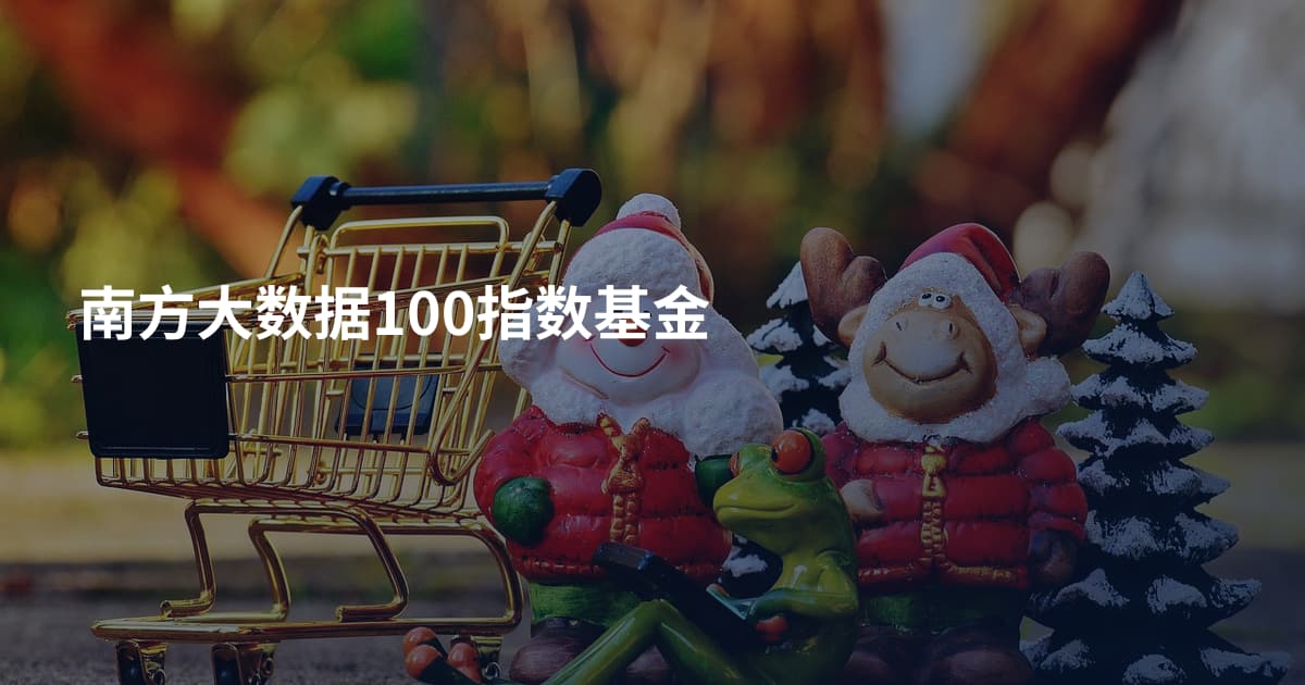 南方大数据100指数基金
