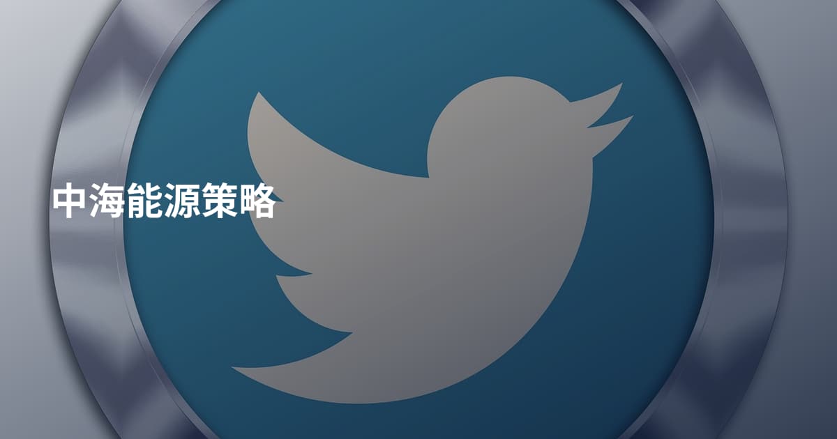 中海能源策略