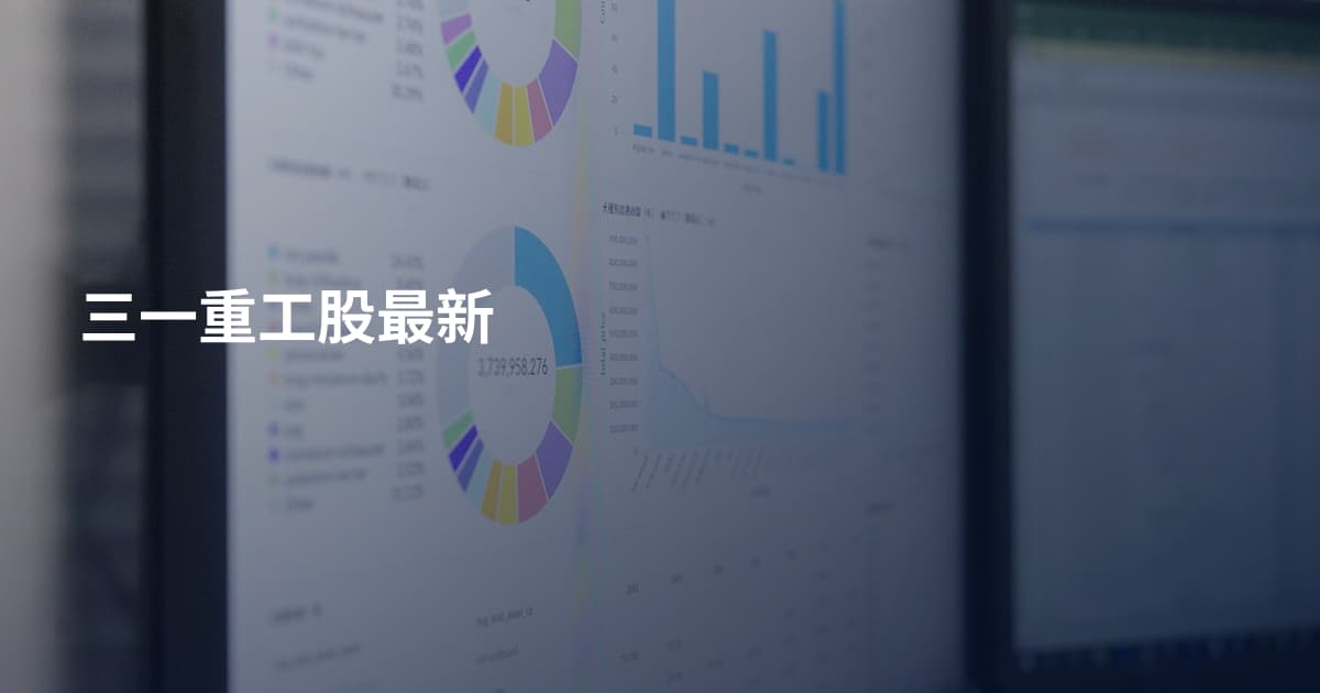 三一重工股最新