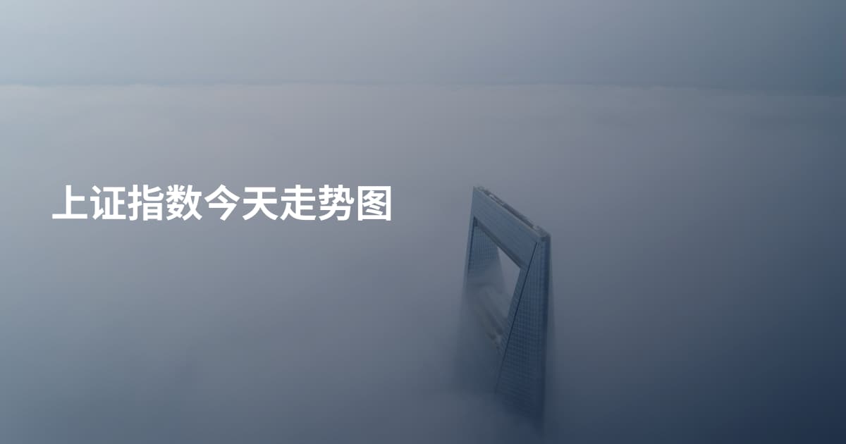 上证指数今天走势图