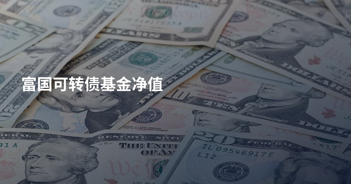 富国可转债基金净值
